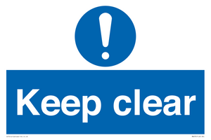 keep clear